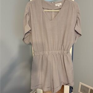 THML Gray Women's Shorts Romper